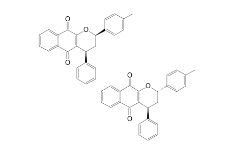 4-PHENYL-2-(PARA-TOLYL)-3,4-DIHYDRO-2H-BENZO-[G]-CHROMENE-5,10-DIONE;SYN/ANTI-ISOMERS