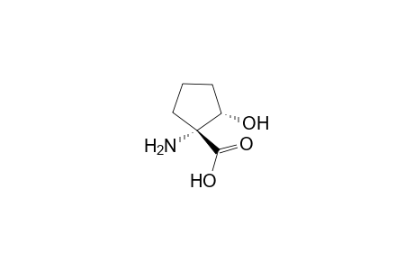(1R,2S)-1-amino-2-hydroxy-1-cyclopentanecarboxylic acid