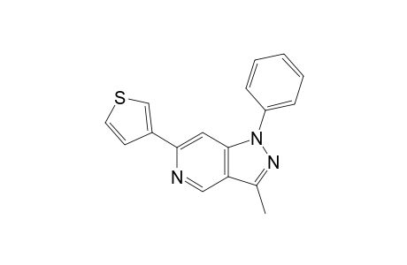 3-Methyl-1-phenyl-6-(3-thienyl)-1H-pyrazolo[4,3-c]pyridine