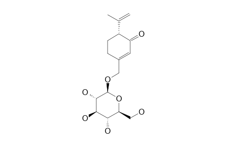 (4S)-7-HYDROXY-ISOPIPERITENONE-7-O-BETA-D-GLUCOPYRANOSIDE