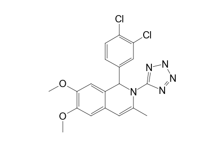 1-(3,4-dichlorophenyl)-6,7-dimethoxy-3-methyl-2-(2H-tetrazol-5-yl)-1H-isoquinoline