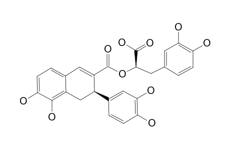 (R)-NORSALVIANOLIC-ACID-L;(R)-3-(3,4-DIHYDROXYPHENYL)-2-[3-(3,4-DIHYDROXYPHENYL)-5,6-DIHYDROXY-3,4-DIHYDRONAPHTHALENE-2-CARBONYLOXY]-PROPANOIC-ACID