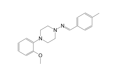 1-piperazinamine, 4-(2-methoxyphenyl)-N-[(E)-(4-methylphenyl)methylidene]-