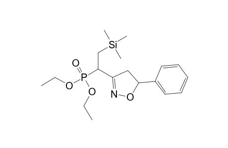 Phosphonic acid, [1-(4,5-dihydro-5-phenyl-3-isoxazolyl)-2-(trimethylsilyl)ethyl]-, diethyl ester