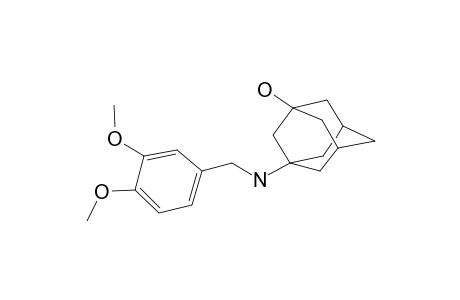 3-{[(3,4-dimethoxyphenyl)methyl]amino}adamantan-1-ol