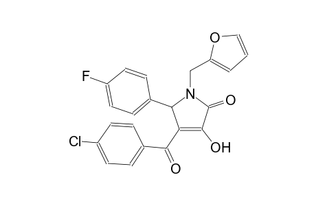4-(4-chlorobenzoyl)-5-(4-fluorophenyl)-1-(2-furylmethyl)-3-hydroxy-1,5-dihydro-2H-pyrrol-2-one