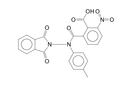 3-Nitro-N-(4-methylphenyl)-N-(phthalimidomethyl)phthalic acid-1-amide
