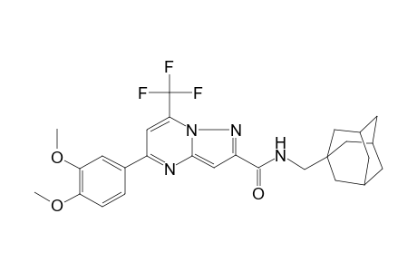 N-(1-adamantylmethyl)-5-(3,4-dimethoxyphenyl)-7-(trifluoromethyl)-2-pyrazolo[1,5-a]pyrimidinecarboxamide