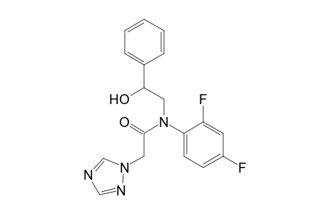 N-(2,4-difluorophenyl)-N-(2-hydroxy-2-phenylethyl)-2-(1H-1,2,4-triazol-1-yl)acetamide