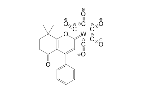 Pentacarbony(8,8-dimethyl-5-oxo-4-phenyl-5,6,7,8-tetrahydro-2H-chromen-2-ylidene)tungsten