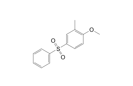 2-methyl-4-(phenylsulfonyl)anisole