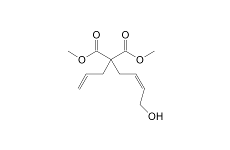 (Z)-Dimethyl-2-allyl-2-(4-hydroxybut-2-en-1-yl)malonate