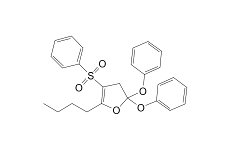 5-n-Butyl-2,2-diphenoxy-4-(phenylsulfonyl)-2,3-dihydrofuran
