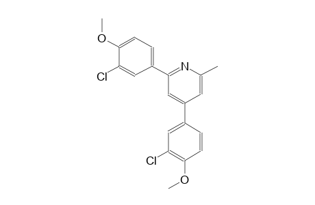 2,4-bis(3-chloro-4-methoxyphenyl)-6-methylpyridine