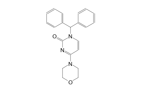 2(1H)-pyrimidinone, 1-(diphenylmethyl)-4-(4-morpholinyl)-
