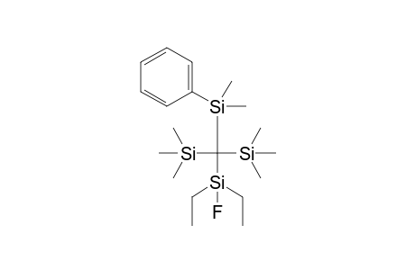 [[diethyl(fluoranyl)silyl]-bis(trimethylsilyl)methyl]-dimethyl-phenyl-silane