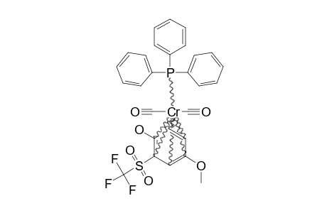 DICARBONYL-[6-ETA-4-METHOXY-2-(TRIFLUOROMETHYLSULFONYL)-PHENOL]-(TRIPHENYLPHOSPHANE)-CHROMIUM-(0)