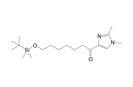 7-[tert-butyl(dimethyl)silyl]oxy-1-(1,2-dimethyl-4-imidazolyl)-1-heptanone