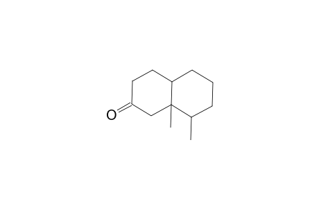 2(1H)-Naphthalenone, 3,4,4a.alpha.,5,6,7,8,8a-octahydro-8.beta.,8a.beta.-dimethyl-