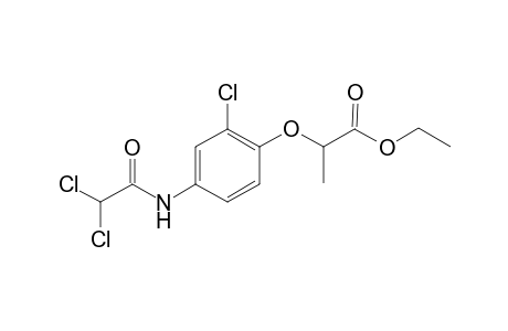 Ethyl 2-(2-chloro-4-[(dichloroacetyl)amino]phenoxy)propanoate