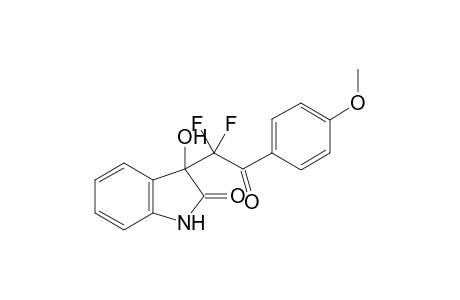 3-(1,1-difluoro-2-(4-methoxy phenyl)-2-oxoethyl)-3-hydroxy-indol-2-one