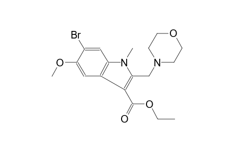 ethyl 6-bromo-5-methoxy-1-methyl-2-(4-morpholinylmethyl)-1H-indole-3-carboxylate