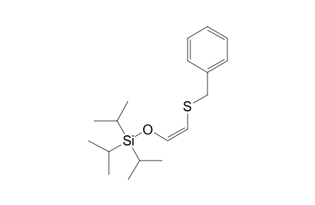 (Z/E)-2-Benzylthio-1-(triisopropylsiloxy)ethene