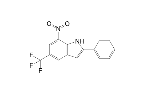 2-Phenyl-7-nitro-5-(trifluoromethyl)-1H-indole