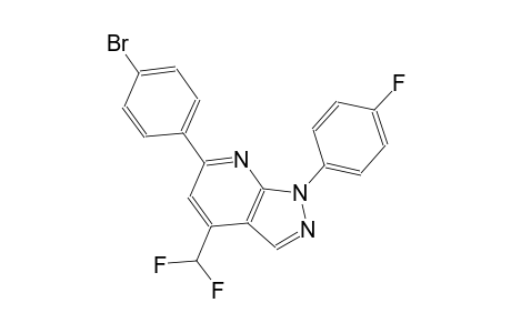 1H-pyrazolo[3,4-b]pyridine, 6-(4-bromophenyl)-4-(difluoromethyl)-1-(4-fluorophenyl)-