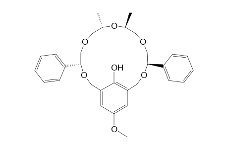 (4R,8S,10S,14R)-21-Hydroxy-19-methoxy-8,10-dimethyl-4,14-diphenyl-3,6,9,12,15-pentaoxabicyclo[15.3.1]henicosane-1(21),17,19-triene