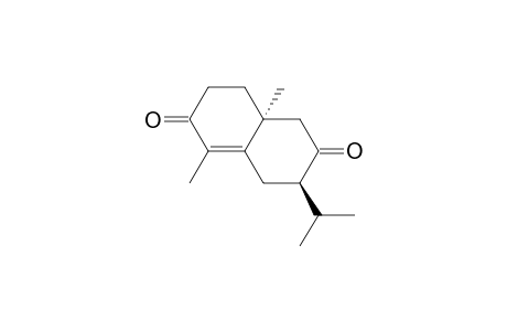 2,6-Naphthalenedione, 1,3,4,7,8,8a-hexahydro-5,8a-dimethyl-3-(1-methylethyl)-, cis-(.+-.)-