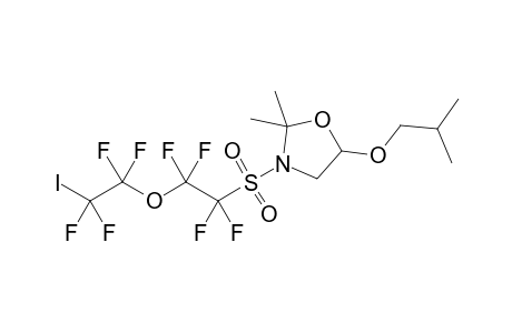 5-Isobutoxy-3-[1,1,2,2-tetrafluoro-2-(1,1,2,2-tetrafluoro-2-iodoethoxy)ethanesulfonyl]-2,2-dimethyloxazolidine