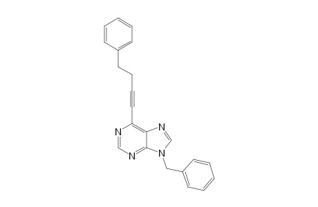 9-Benzyl-6-(4-phenyl-1-butyn-1-yl)-9H-purine