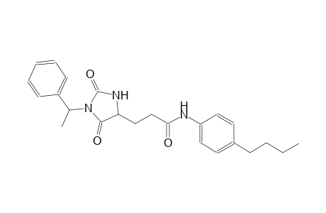 4-imidazolidinepropanamide, N-(4-butylphenyl)-2,5-dioxo-1-[(1S)-1-phenylethyl]-, (4S)-