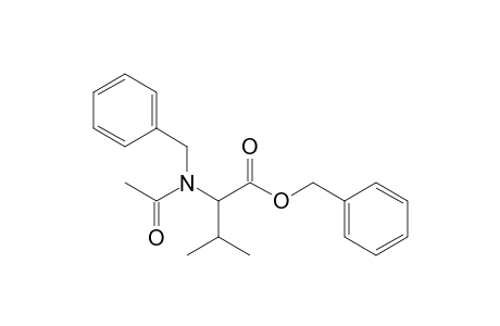 Benzyl 2-(N-Acetyl-N-benzyl)amino-3-methylbutanoate