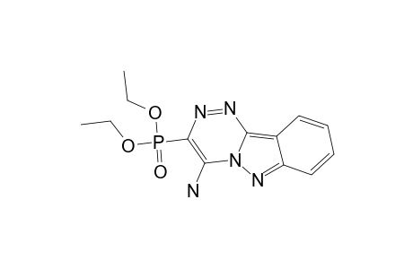 4-AMINO-[1,2,4]-TRIAZINO-[4,3-B]-INDAZOL-3-YL-PHOSPHONIC-ACID-DIETHYLESTER