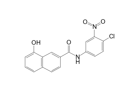 Naphthalene-2-carboxamide, 8-hydroxy-N-(4-chloro-3-nitrophenyl)-