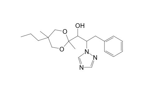 1H-1,2,4-Triazole-1-ethanol, alpha-(2,5-dimethyl-5-propyl-1,3-dioxan-2-yl)-beta-(phenylmethyl) -