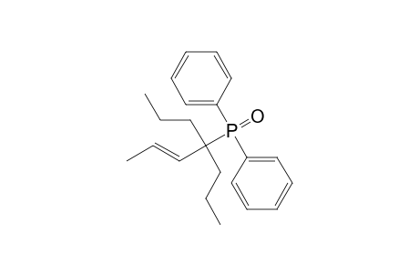 (E)-4-Diphenylphosphinoyl-4-propylhept-2-ene