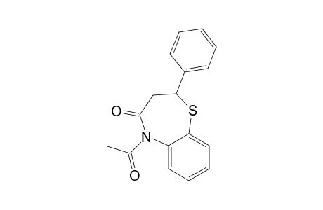 5-Acetyl-2-phenyl-2,3-dihydro-1,5-benzothiazepin-4(5H)-one