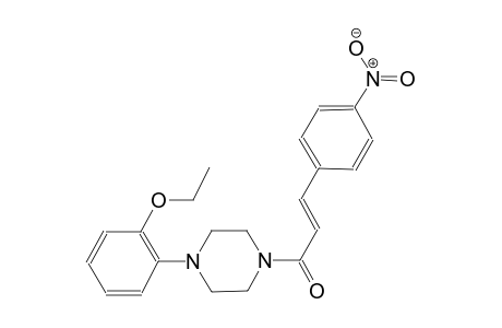 ethyl 2-{4-[(2E)-3-(4-nitrophenyl)-2-propenoyl]-1-piperazinyl}phenyl ether