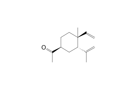 1-Vinyl-cis-o-menth-8-en-4-trans-yl methyl ketone
