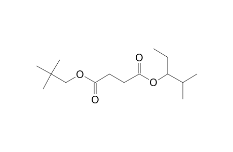 Succinic acid, 2-methylpent-3-yl neopentyl ester