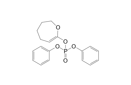 diphenyl 2,3,4,5-tetrahydrooxepin-7-yl phosphate