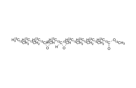 (1(13C)methyl 8-[(2R,3S)-3-[[(2R,3S)-3-(1,2,3,4,5-(13C)5)pentyl(2,3-(13C)2)oxiran-2-yl](1(13C)methyl](2,3-(13C)2)oxiran-2-yl](1,2,3,4,5,6,7,8-(13C)8)octanoate