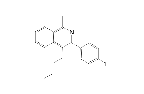 4-n-Butyl-3-(4-fluorophenyl)-1-methylisoquinoline