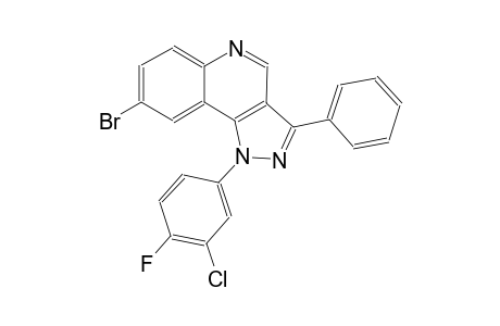 8-bromo-1-(3-chloro-4-fluorophenyl)-3-phenyl-1H-pyrazolo[4,3-c]quinoline