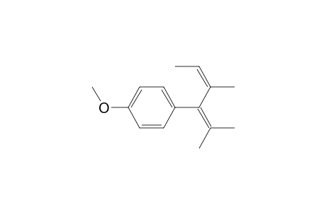 Benzene, 1-methoxy-4-[2-methyl-1-(1-methylethylidene)-2-butenyl]-
