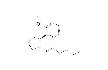 1-[(1R,2S)-2-[(E)-hex-1-enyl]cyclopentyl]-2-methoxy-benzene