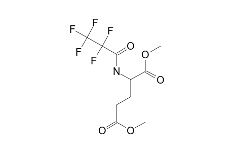 L-Glutamic acid, N-pentafluoropropionyl-, dimethyl ester